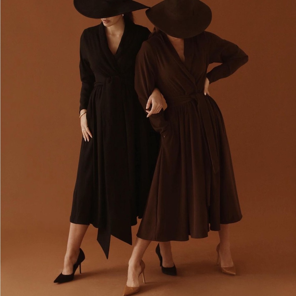 Audrey Leighton wrap dress
